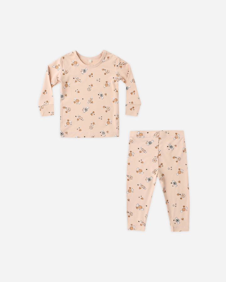 bamboo pajama set || candy