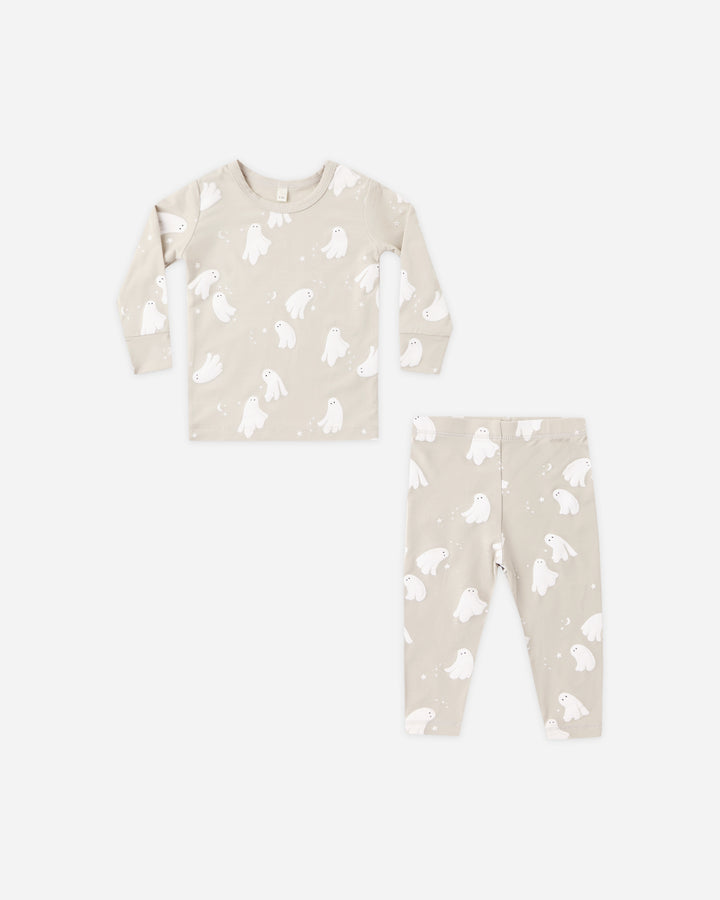 bamboo pajama set || dancing ghosts