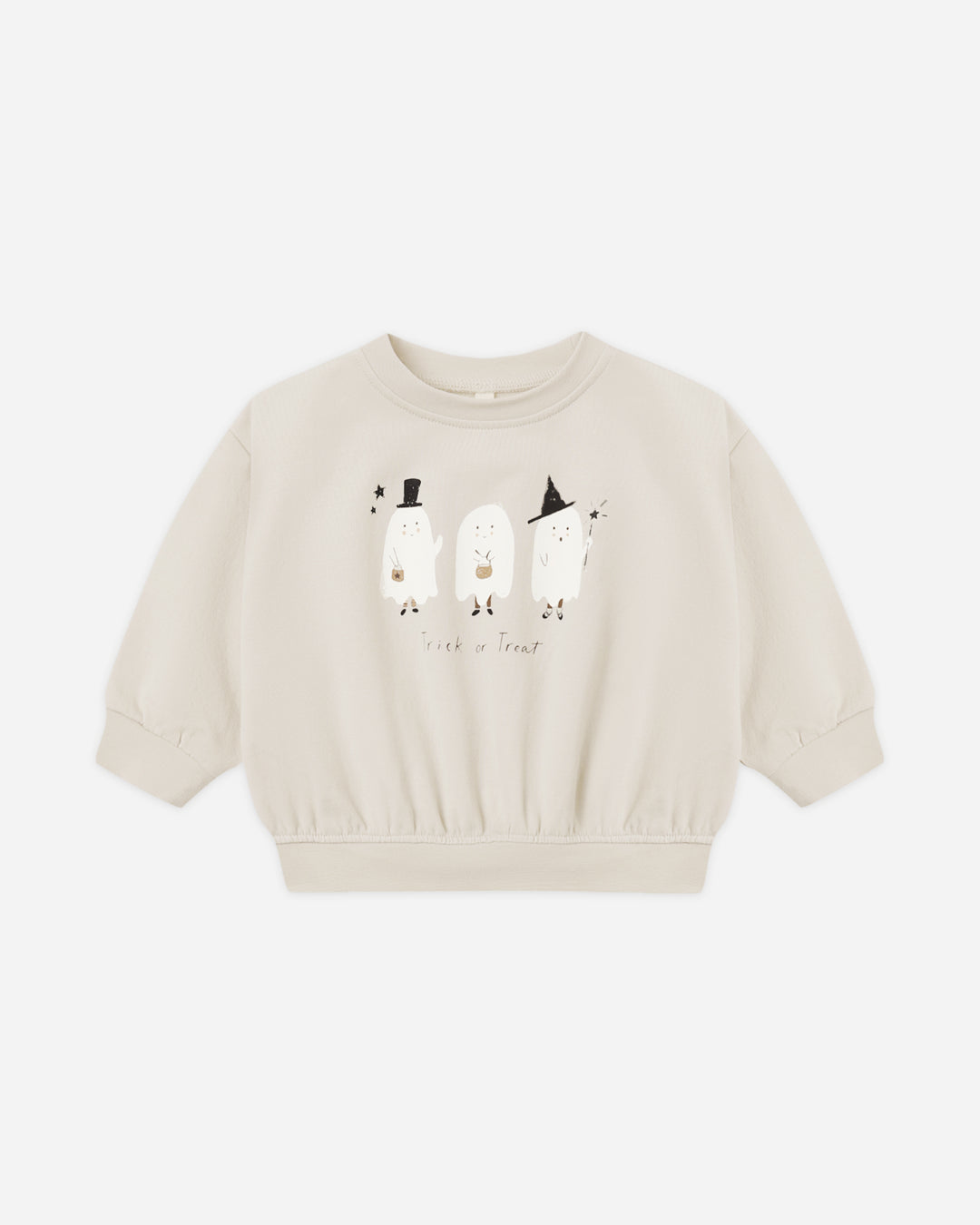 relaxed fleece sweatshirt || trick or treat