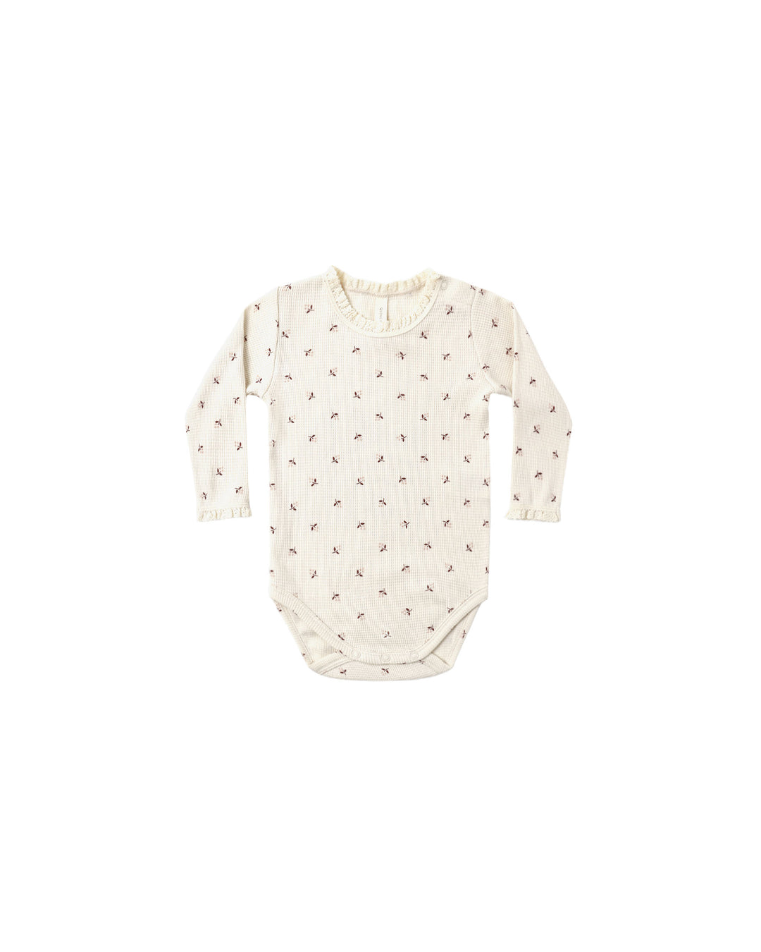 waffle long sleeve bodysuit || fall ditsy