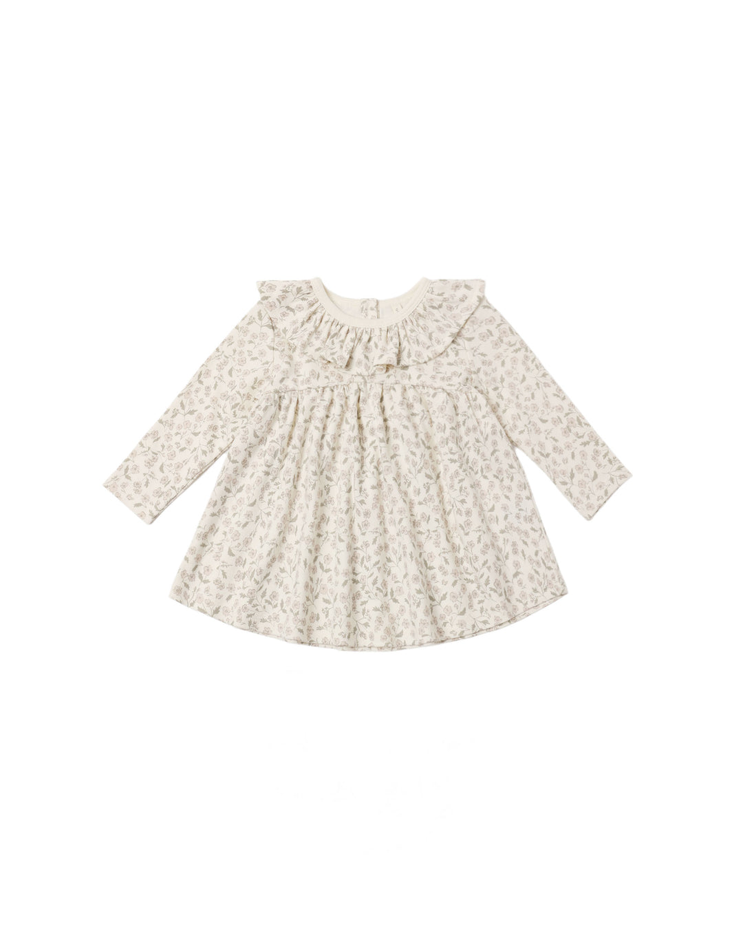 ruffle collar jersey dress || floret