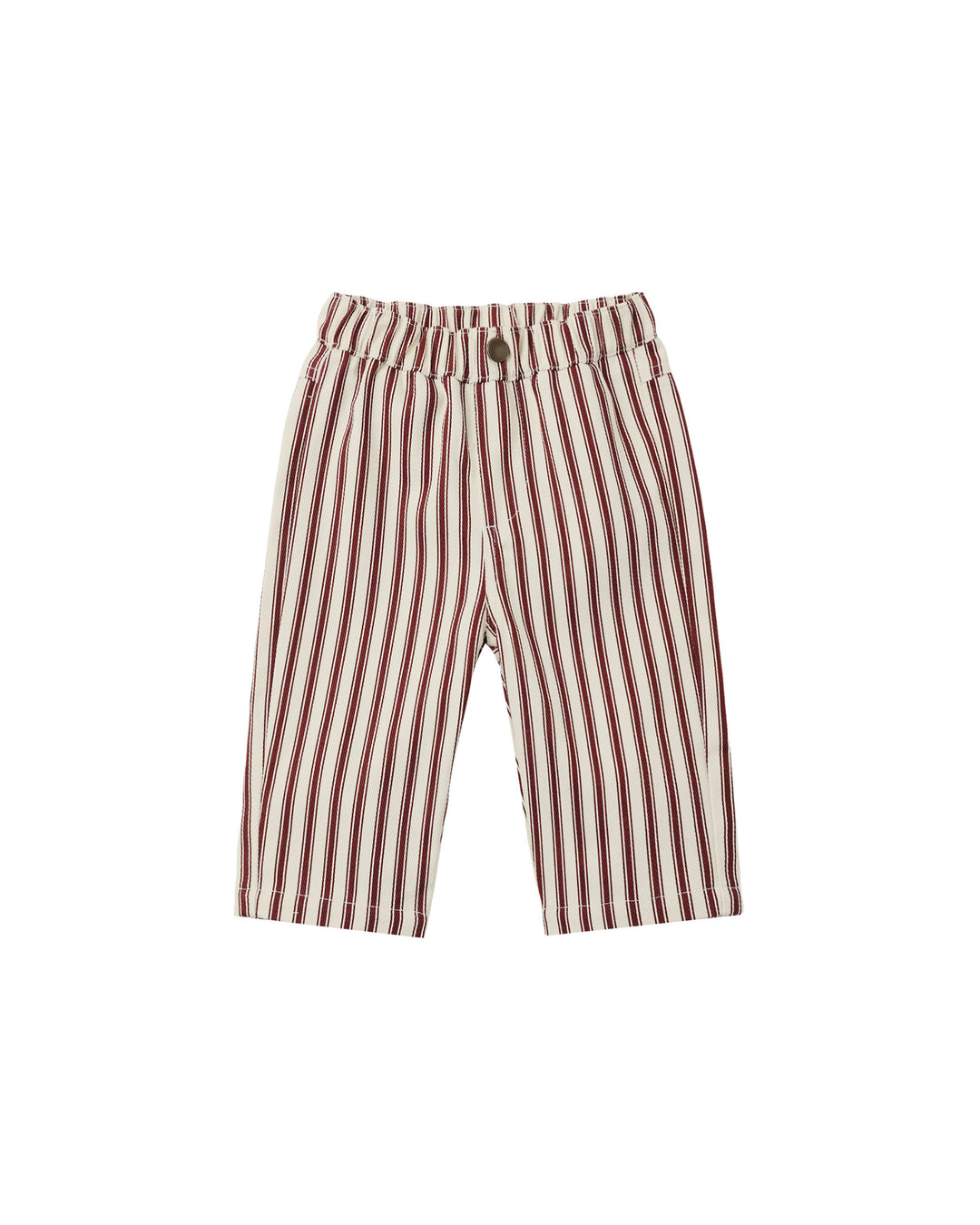 grayson pant || black cherry pinstripe
