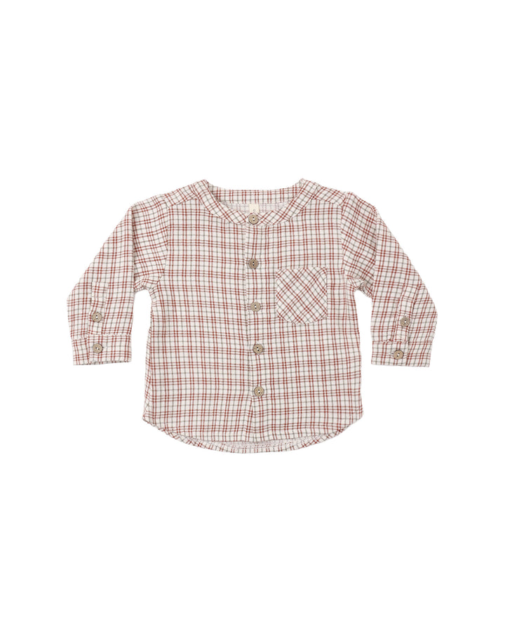 milo shirt || christmas plaid