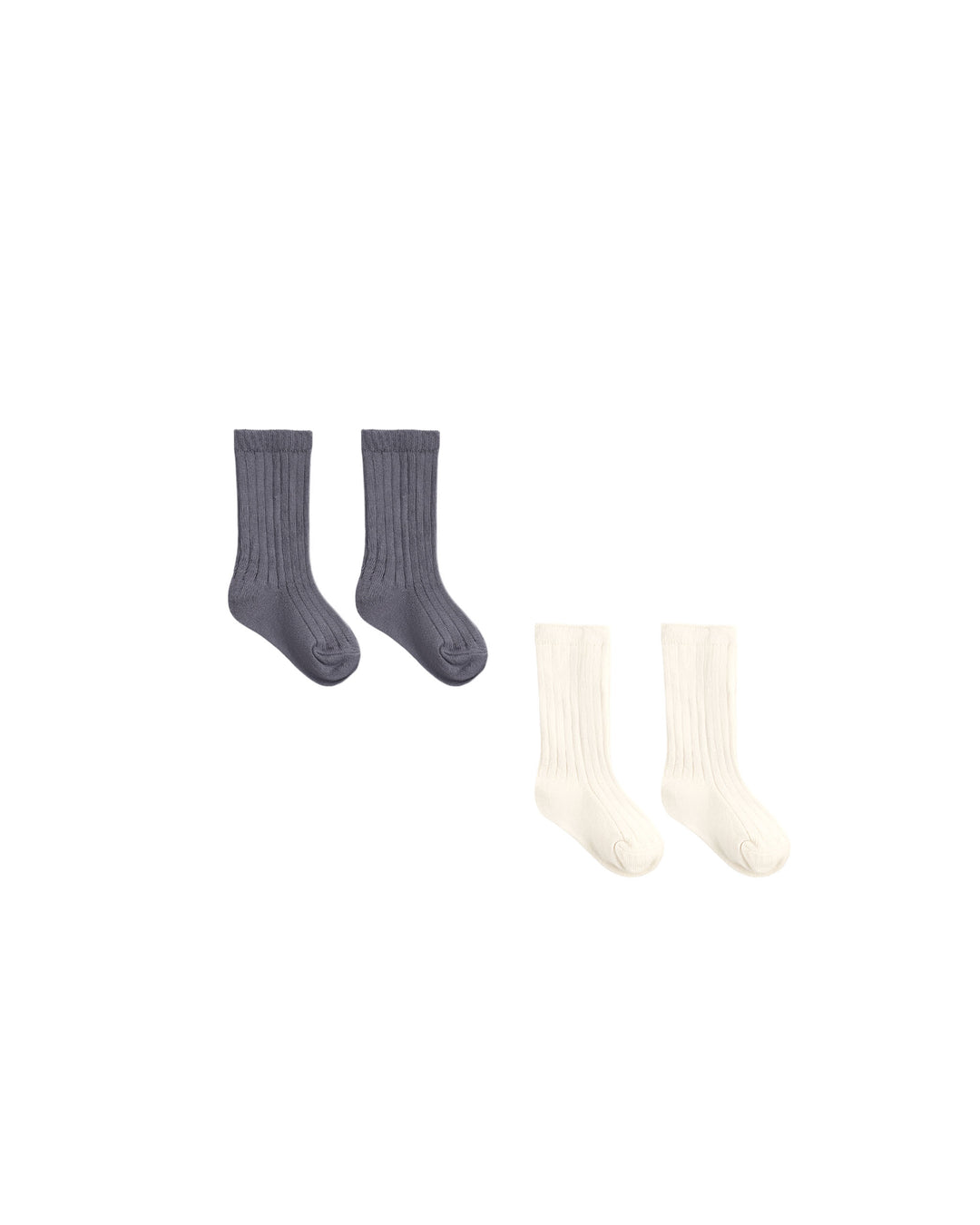 socks set || midnight + ivory