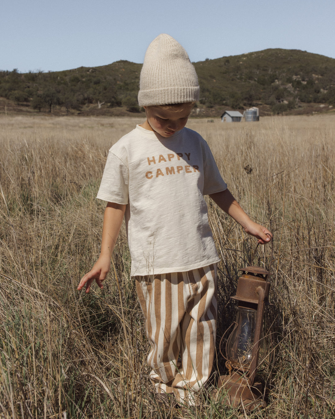 RAW EDGE TEE || HAPPY CAMPER
