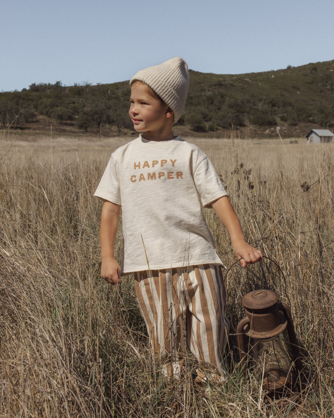BAGGY PANT || FAWN PINSTRIPE