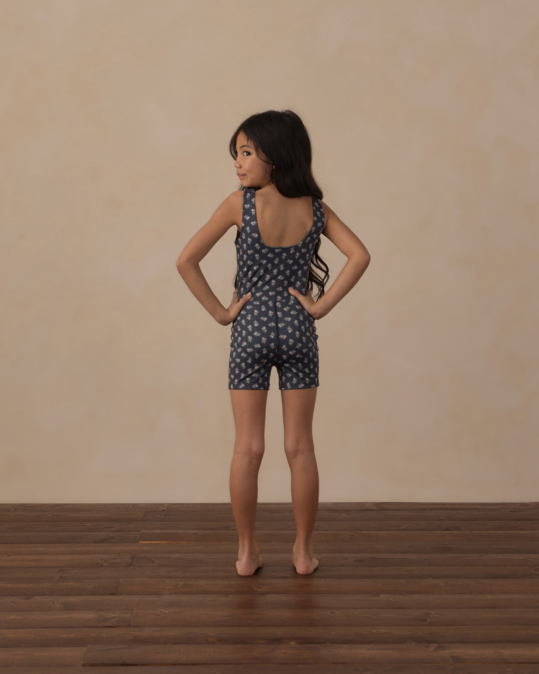 malibu bodysuit || blue blooms
