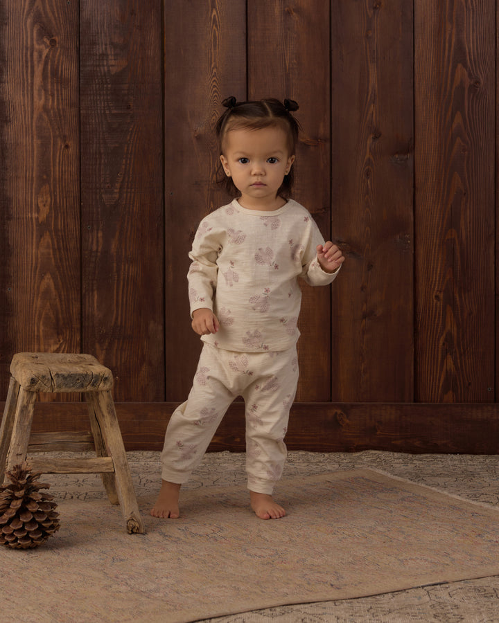 long sleeve tee + pant set || sparrows