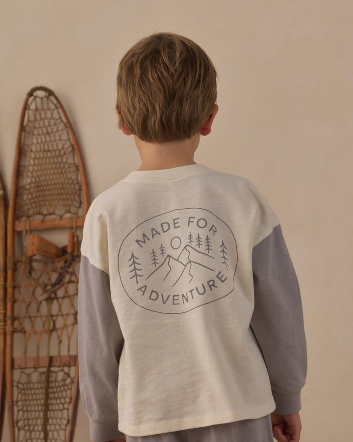 relaxed long sleeve henley || made for adventure