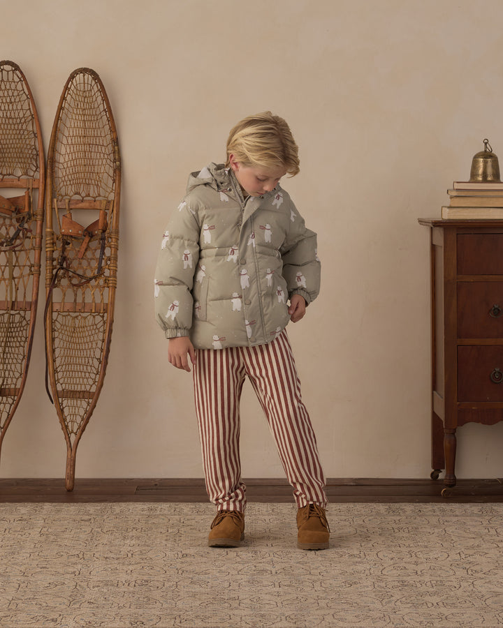 rory pant || brick stripe