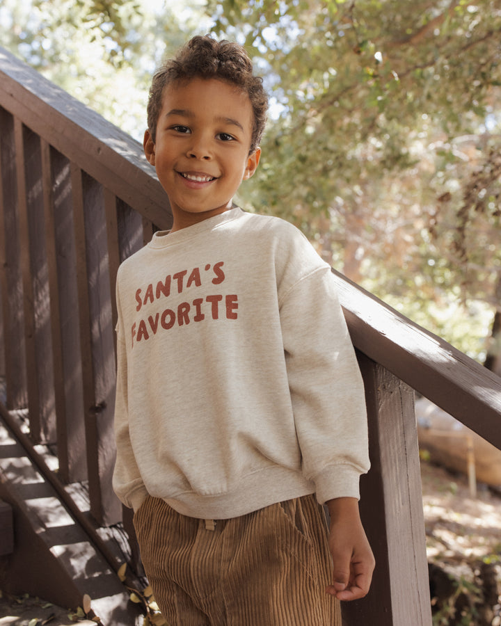 relaxed sweatshirt || santa&