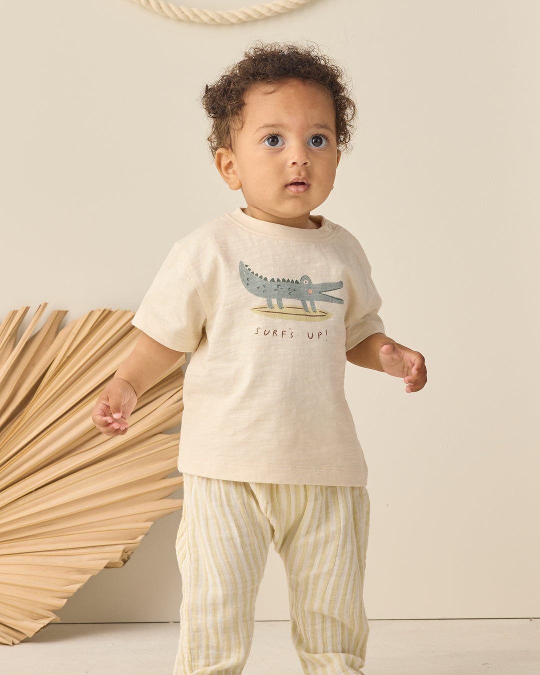 ROWAN PANT || CITRON STRIPE