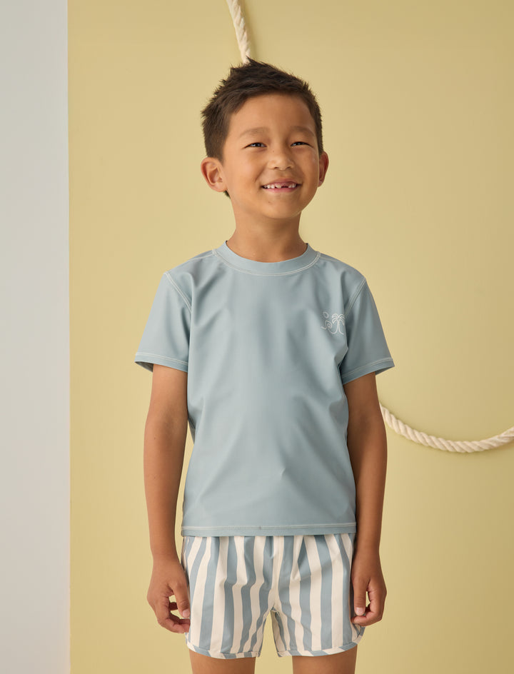 SHORT SLEEVE RASHGUARD || SEA GREEN