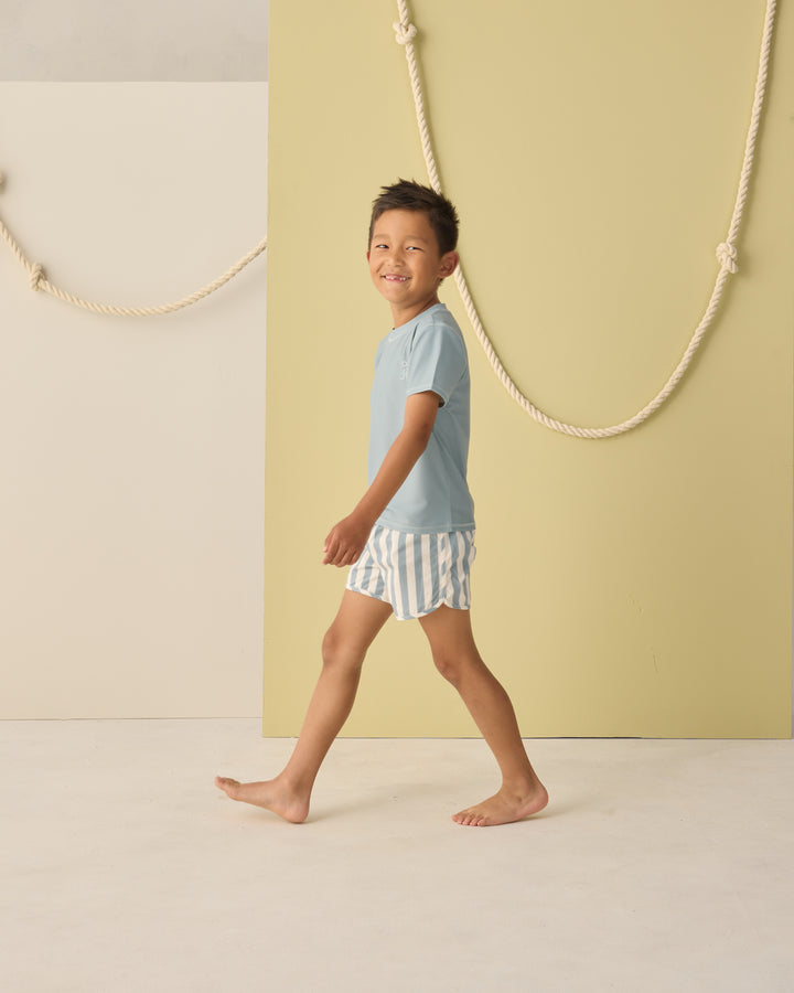 SHORT SLEEVE RASHGUARD || SEA GREEN