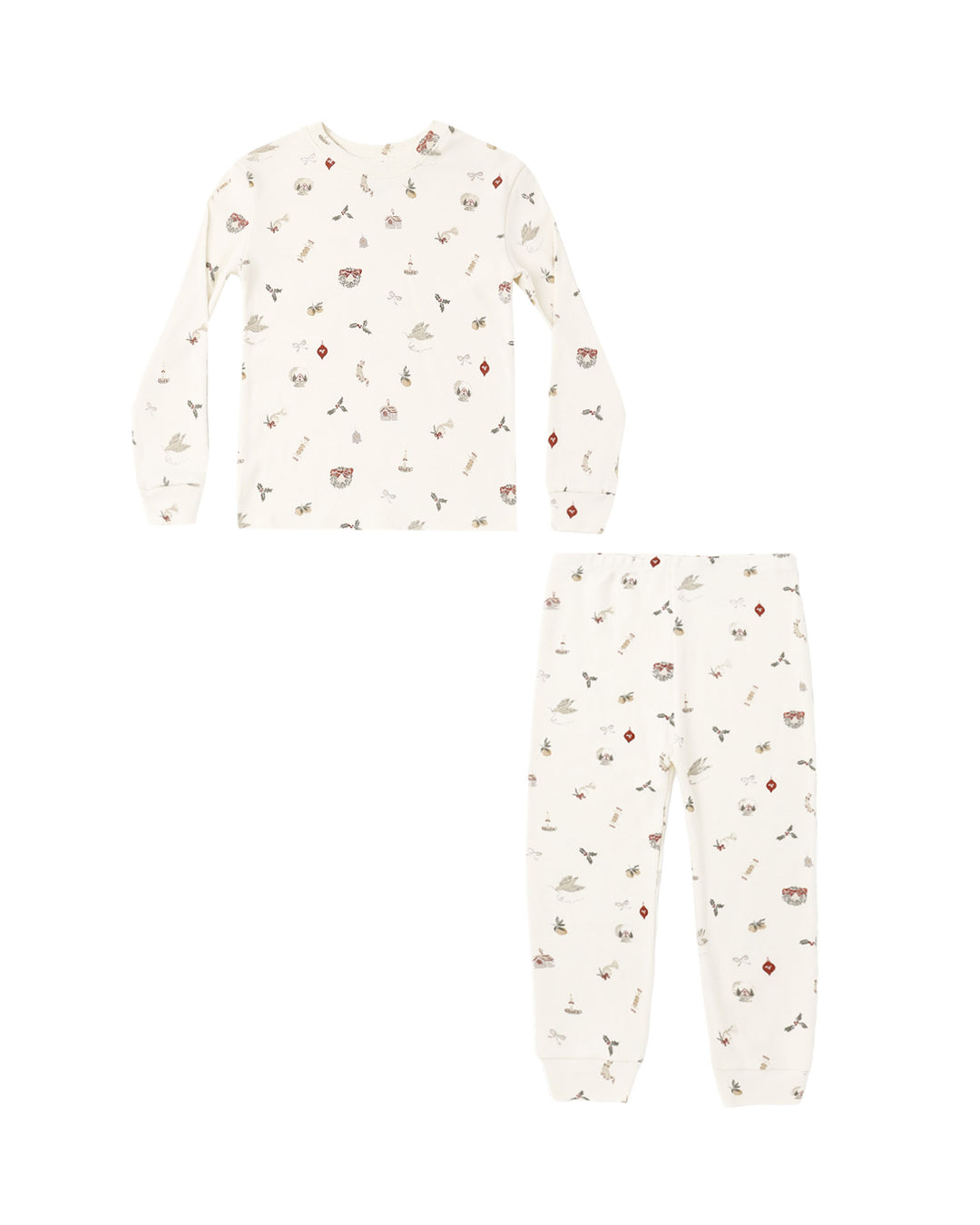 organic long sleeve pajama set || favorite things