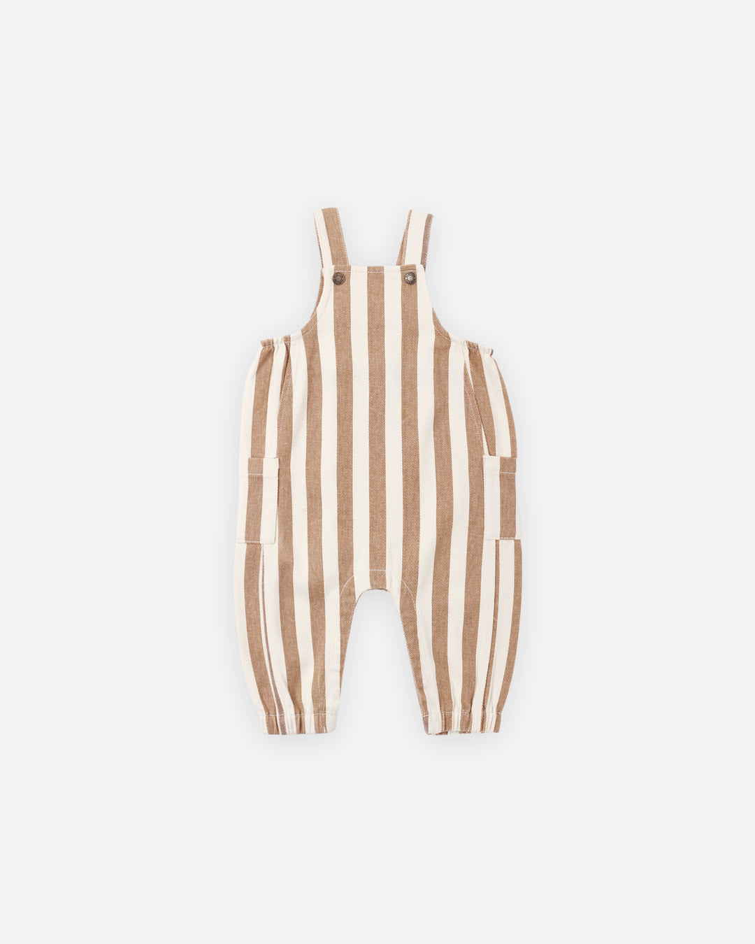 CARGO BABY OVERALL || FAWN PINSTRIPE