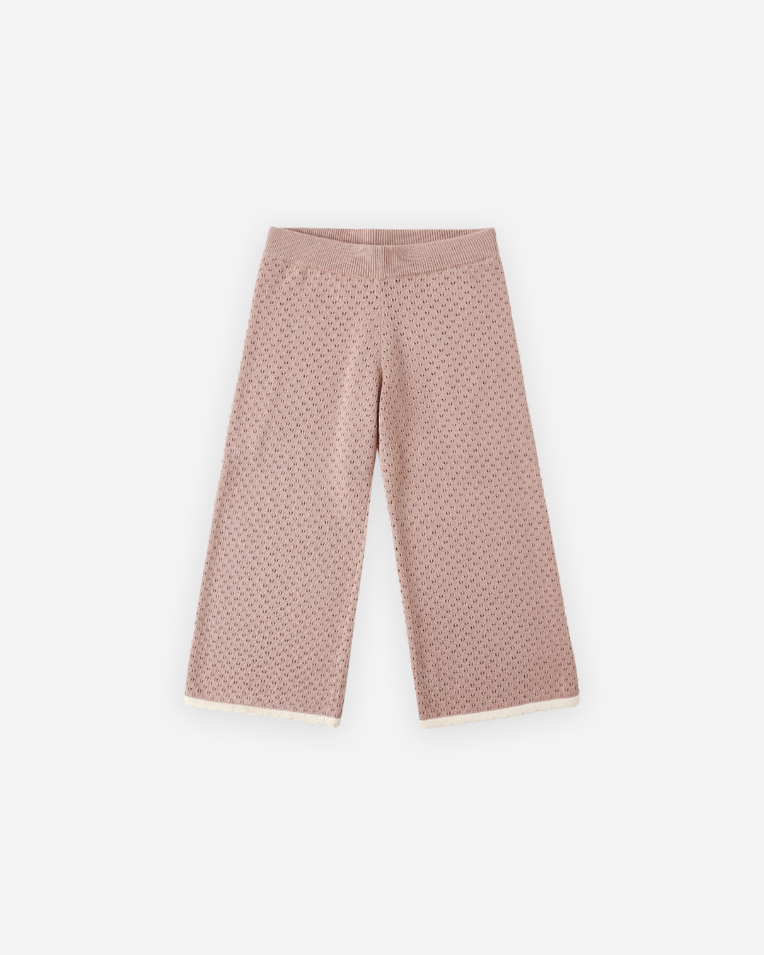 POINTELLE KNIT PANT || ROSEWOOD