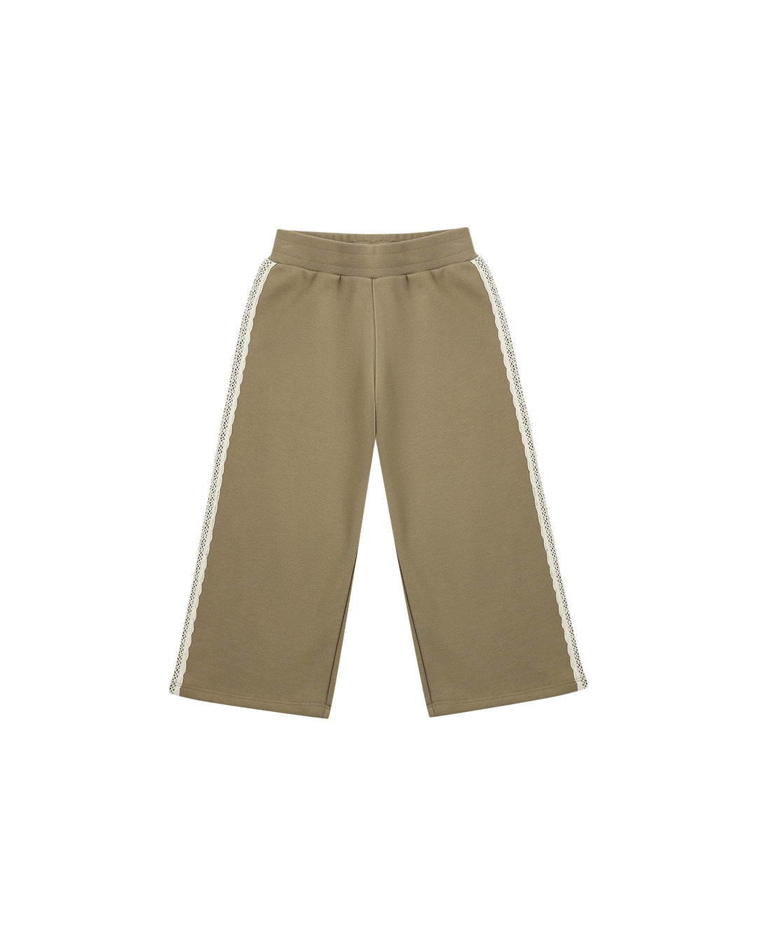 wide leg sweatpants || olive