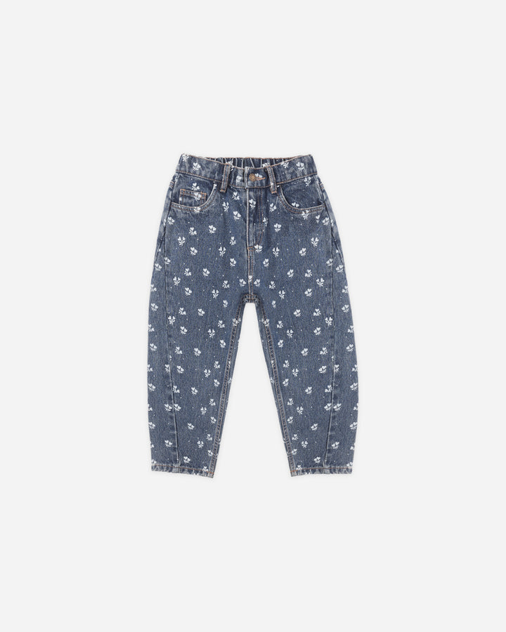 barrel pant || heart ditsy