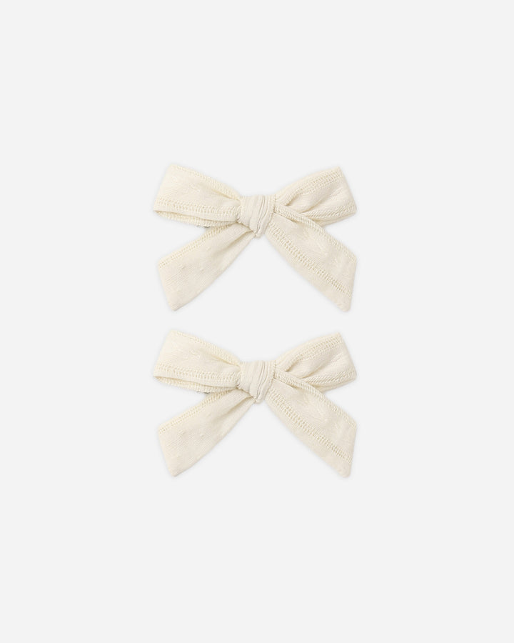 bows, set of 2 || natural