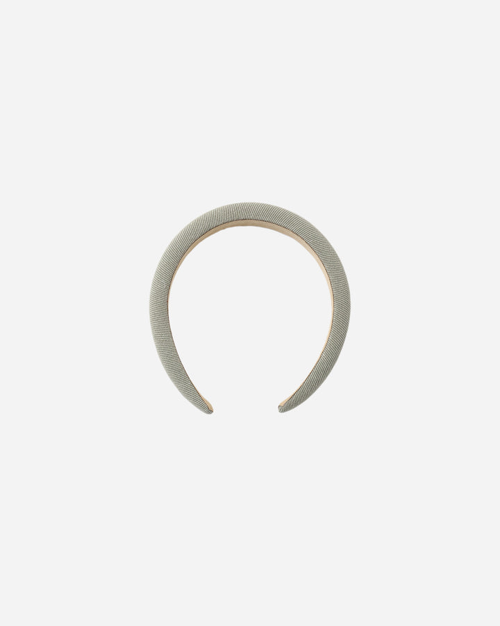 padded headband || dark sage