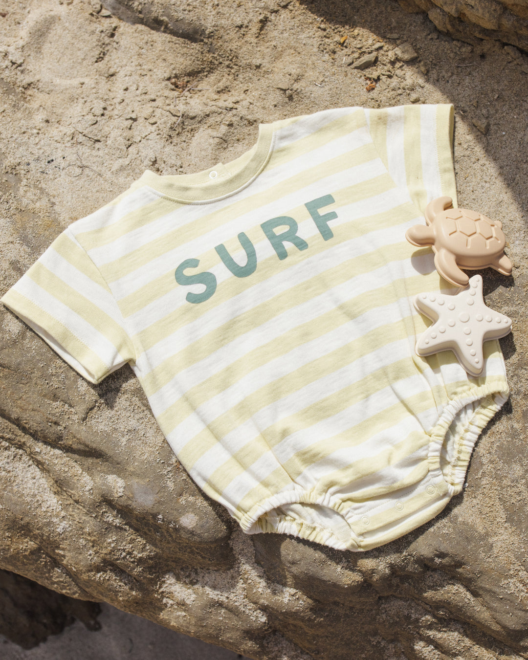 RELAXED BUBBLE ROMPER || SURF