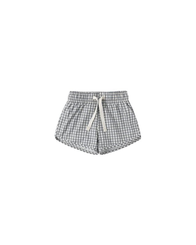 BOYS SWIM SHORT || OCEAN GINGHAM
