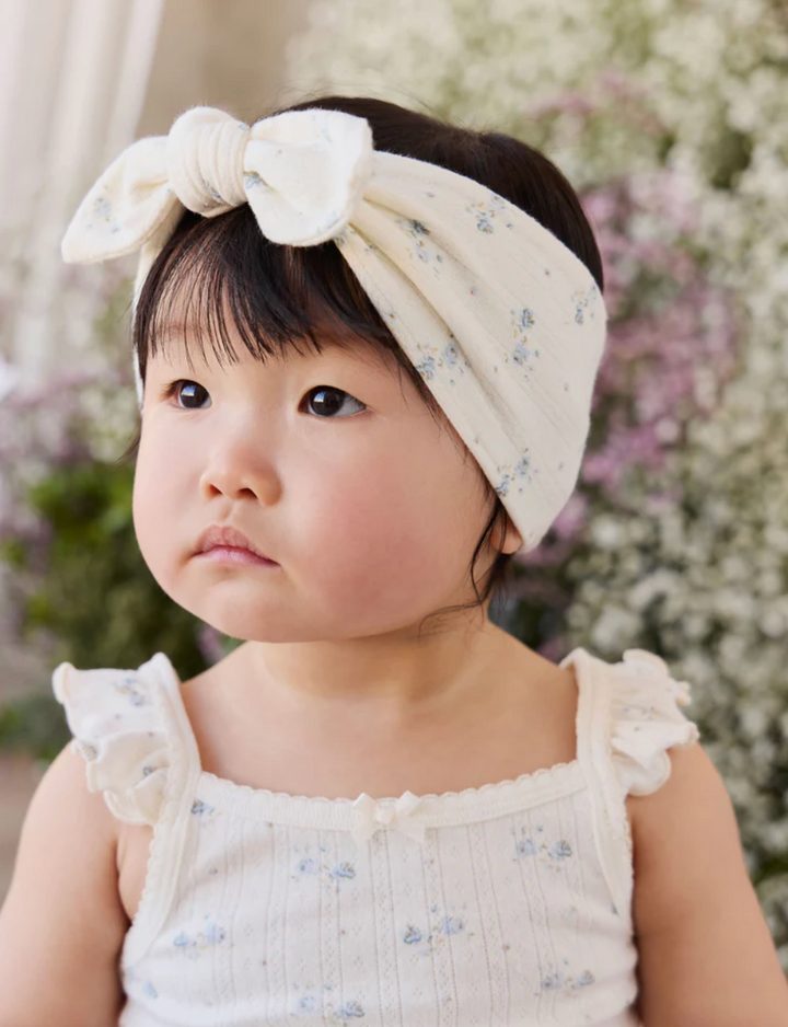 POINTELLE HEADBAND || MOLLY BLUE