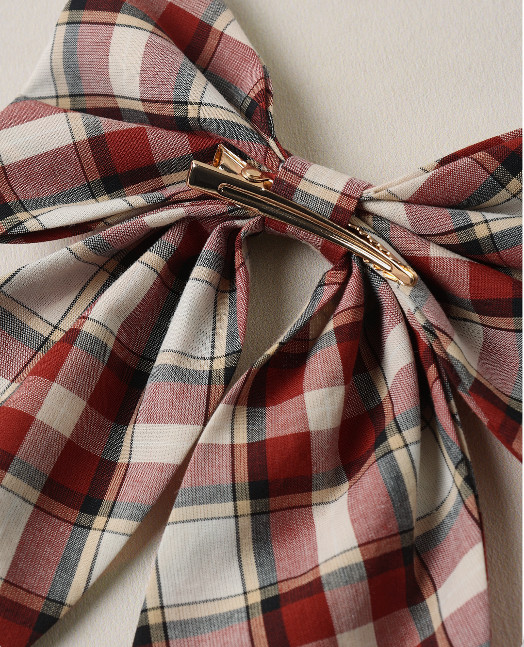 everly bow || holiday tartan