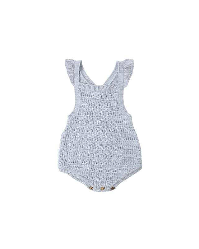 CROCHET ROMPER || PERIWINKLE