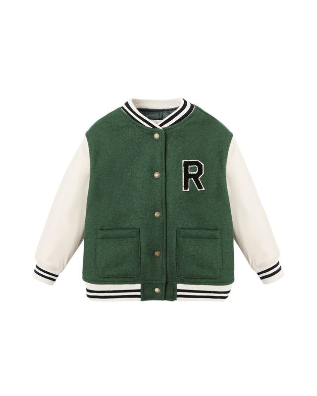 VARSITY JACKET || GREEN