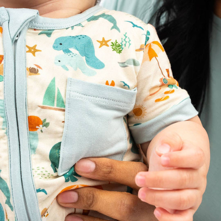 BAMBOO SHORTIE ROMPER || EXPLORE FLORIDA SOUVENIR