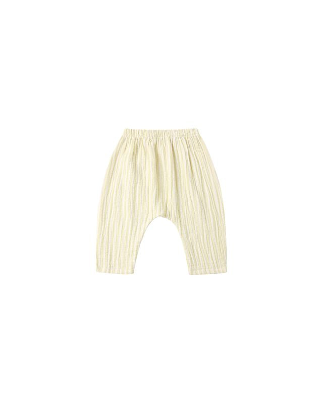 ROWAN PANT || CITRON STRIPE