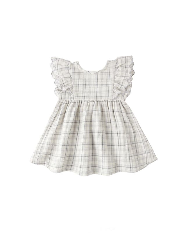 ALINA DRESS || BLUE PLAID