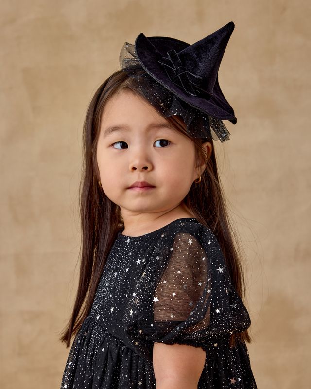 WITCH HAT HEADBAND || BLACK