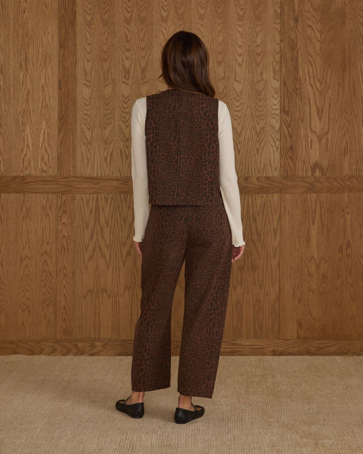 BARREL DENIM | LEOPARD