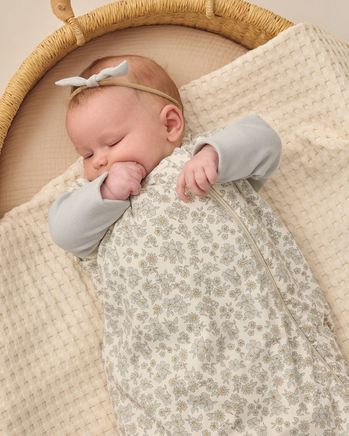 BAMBOO SLEEP BAG || BLUE FLORAL