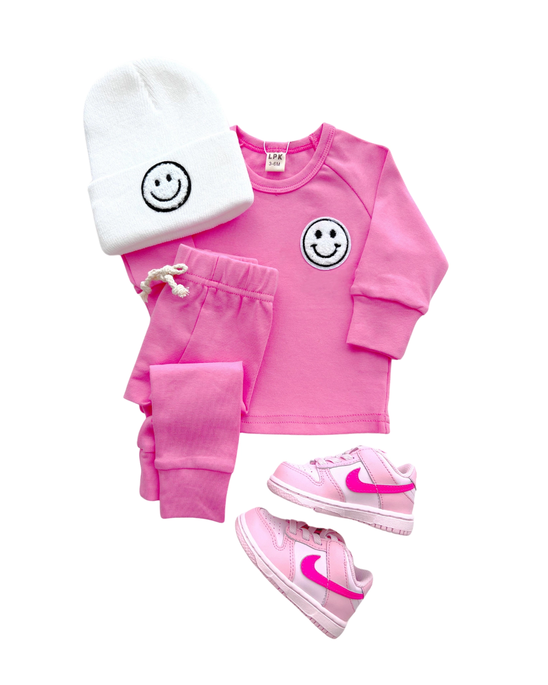 LOUNGE SET || SMILEY BUBBLE GUM