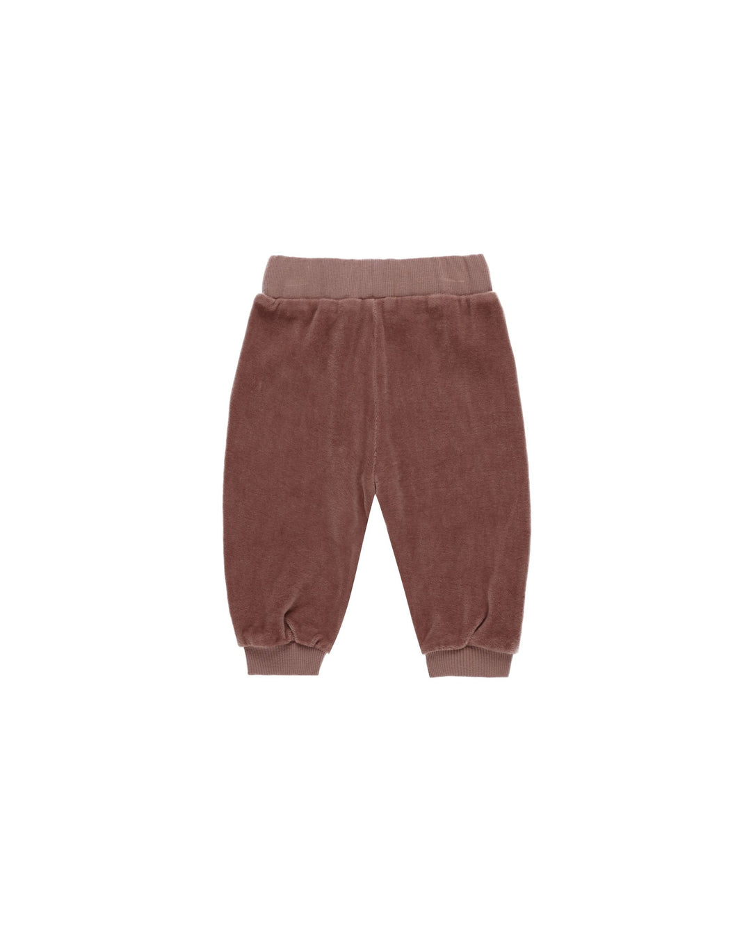 VELOUR RELAXED SWEATPANT || CRANBERRY