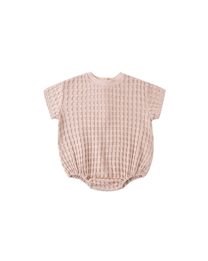 RELAXED BUBBLE ROMPER || BLUSH