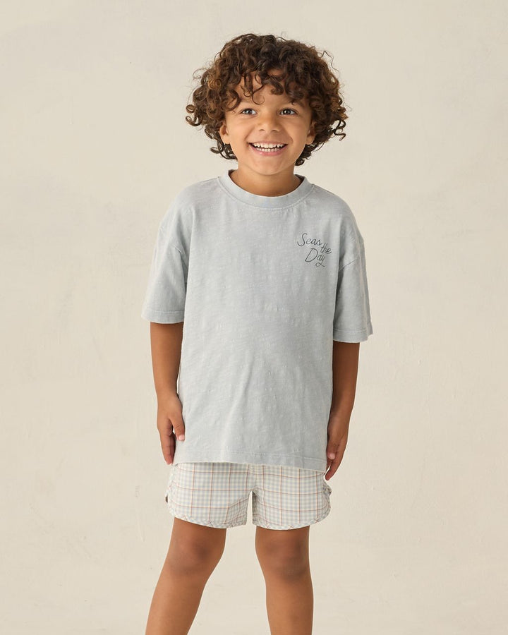 PERRY SHORT || LIGHT BLUE PLAID