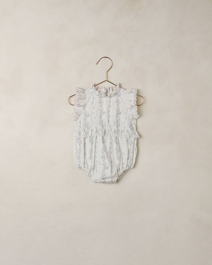 ALICE ROMPER || FRENCH FLORAL STRIPE