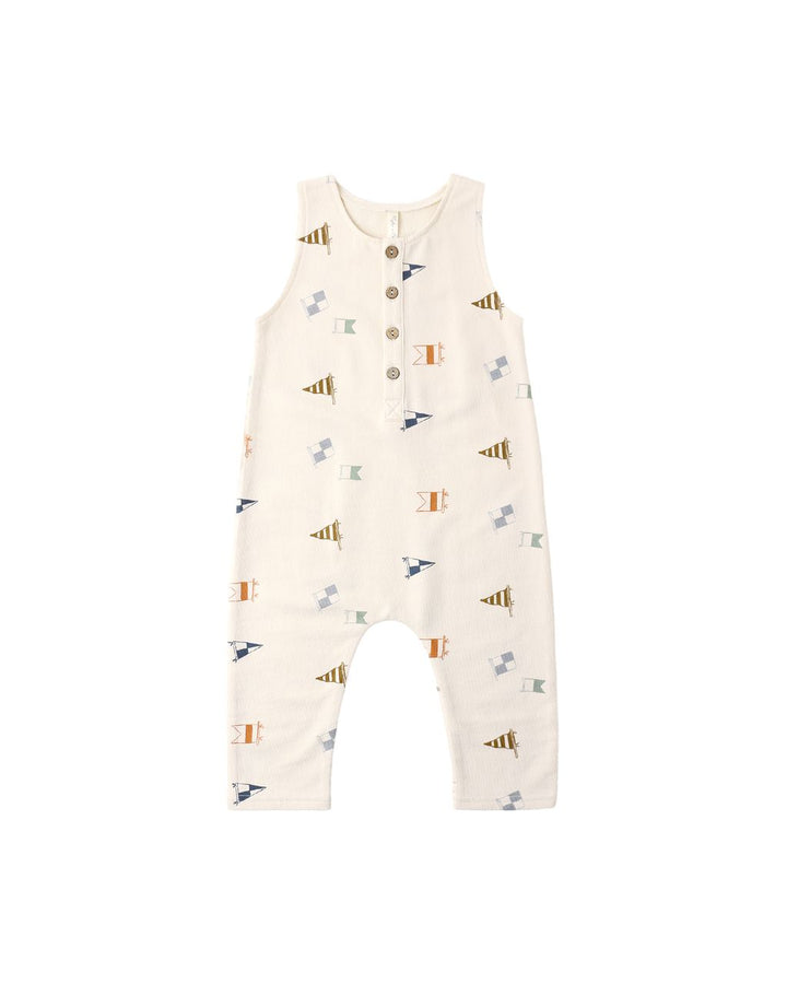 TERRY JUMPSUIT || FLAGS