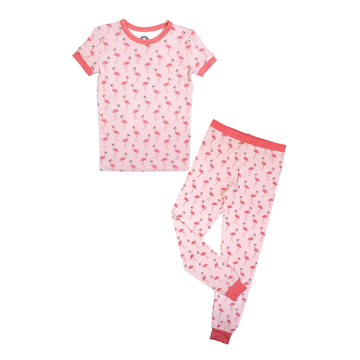 BAMBOO KIDS PAJAMAS || FANCY FLAMINGO