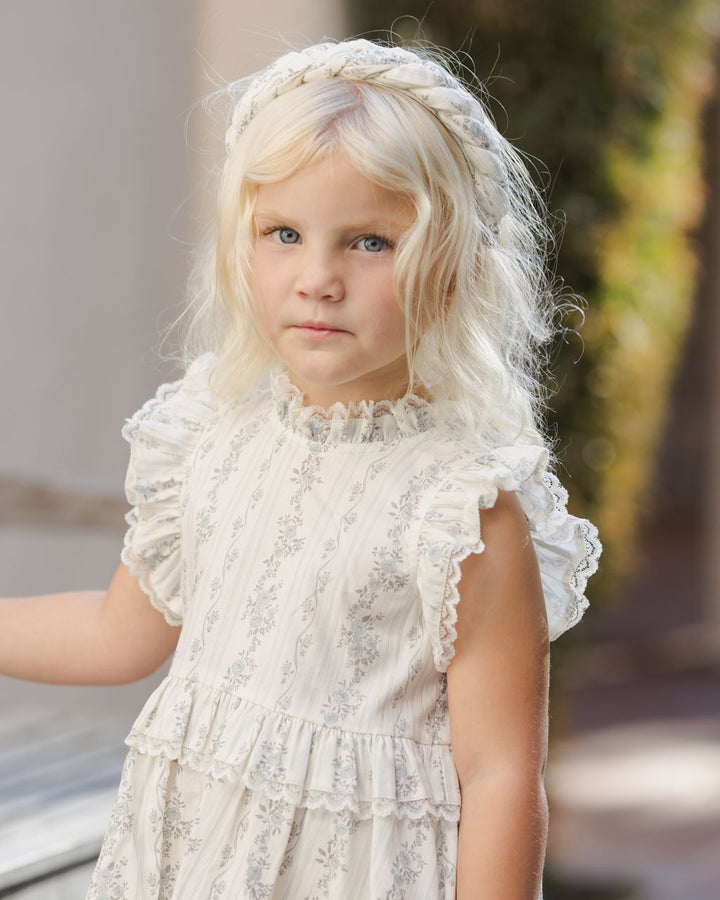 ALICE DRESS || FRENCH FLORAL STRIPE