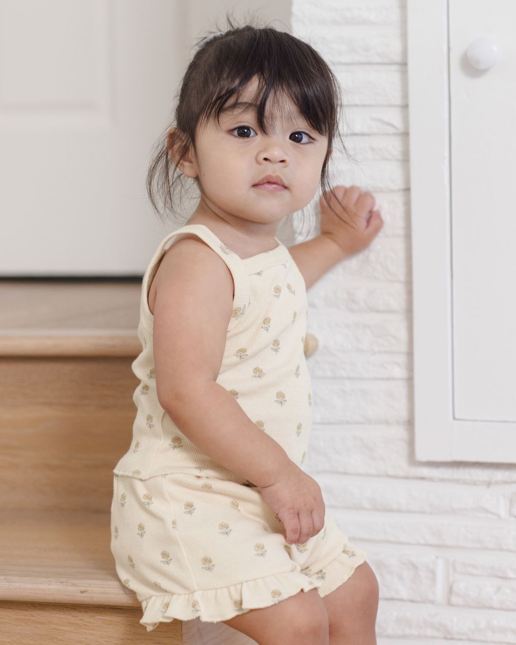EVIE TANK + SHORTIE SET || BUTTERCUP