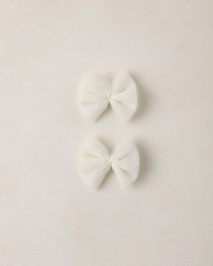 FLUTTER TULLE CLIPS || IVORY