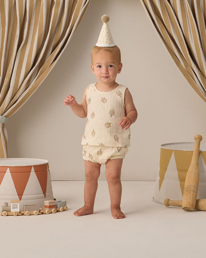 WOVEN TANK SET || PARTY BEARS