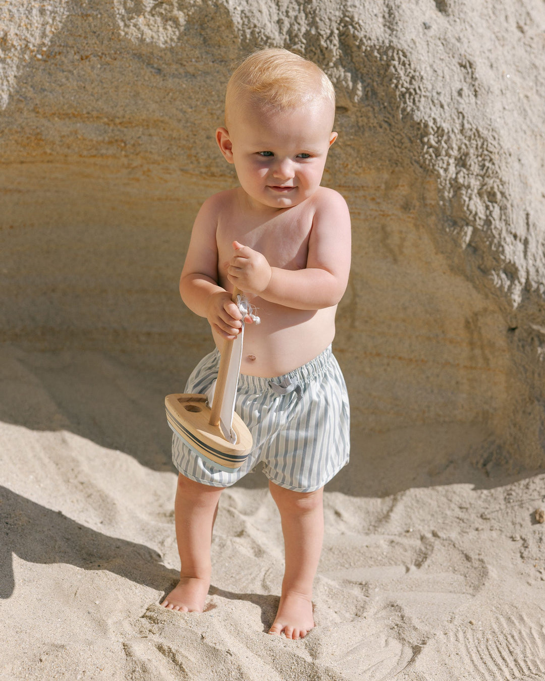 BOYS SWIM SHORT || SUMMER STRIPE