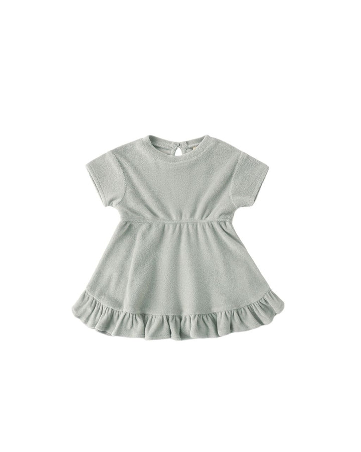 TERRY DRESS || SAGE